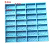 Lucido Domino silicone resina epossidica stampo torta stampo fondente stampi torta decorazione strumenti cioccolato fondente strumenti sapone stampo fai da te 2010276S