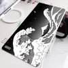 Mouse Pads Wrist Rests Black and White Wave Art Pad XXL 900x400mm Large Computer Mousepad Cool Gaming Cartoon to Keyboard Desk Mice Mat 230927