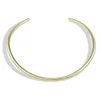 Chokers UKEN Simple Chunky Metal Bib Collar Necklaces For Women Statement Solid Alloy Torques Choker Necklaces Punk Fashion Jewelry 230927