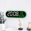 Väggklockor LED Digital Clock Remote Control Electronic Mute With Temperatur Date Week Display 15 tum timingfunktion 230921