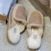 Bota de designer feminina bota curta inverno botas de neve bota de lã quente fofo tornozelo botas sem caixa