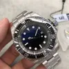 2019 U1Factory D-Blue Deep Ceramic Bezel Sea Date Sapphire Cystal rostfritt stål med glidlåslås Automatisk mekanisk bostad2595