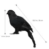 Party Decoration Feathered Black Crow Crow Prop Artificial Bird Crafts For