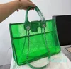 Sac de gelée Transparent concepteur haut de gamme qualité une épaule bandoulière sac de plage été édition limitée aisselle pour femmes Banquet