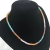 Chokers Natural Emeralds Rubies Sapphires 3x4mm Beads Women Luxury Necklace About 45cm Varnish Preciosas Stone 230927