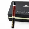 Fountain Pens High Quality Style Rosewood Jinhao Pen Gold Clip Medium NIB Sign for Travel Office 230927