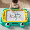Aprendizagem brinquedos prancheta para crianças placa de desenho magnético brinquedo doméstico graffiti placa de escrita do bebê quadro de pintura de cor magnética 230926