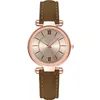 MCYKCY BRAND LEISURE Style moda Women Watch Good Selling Gold Case Kwarc Ruch Panie zegarki skórzane na rękopis 233c