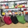 Designer Garden Party Bags 2024 New Genuine Leather Womens One Shoulder Crossbody Tote Versatile Handbag Shopping Water Have Logo Ueu5