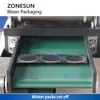 ZONESUN – Machine d'emballage automatique sous blister, emballage horizontal en aluminium, équipement de remplissage et de scellage de liquide, pour aliments et cosmétiques, ZS-DDP270