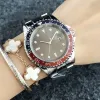 روكس جديد أزياء الساعات wrist watch العلامة التجارية للنساء على غرار Metal Steel Band Quartz Watches بالجملة شحن مجاني