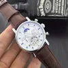 Mode hoge kwaliteit Zwitserse Horloge lederen Tourbillon Horloge Automatische Mannen Horloge Mannen Mechanische stalen mannelijke Horloges relogio mascu274G