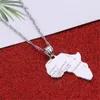 Pendant Necklaces Africa Silver Color Hippie Necklace Women Men African Map Charm Jewelry