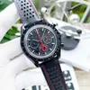 Speedmaster Series Boutique Men's Watch Design Brand-name Watch Importate Quartz Movement Calf in pelle Watch Waterproof Watch 43mm