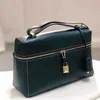 Designer Avondtasje Cosmetische Zakken Lp27 Koeienhuid Box Tas Herfst/winter Nieuwe Extrabag Lunchbox Tas Casual Draagbare Schoudertas met Grote Capaciteit