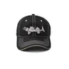 Ball Caps 4 Farben Stickerei Bony Fish Baseball Cap Vielseitige Soft Top Cap Modischer Sonnenschutzhut für Männer und Frauen x0927