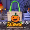 Halloween Tote Bag Ghost Festival Props Children's Pumpkin Bag Candy Bag Witch Cloth Bag 230915