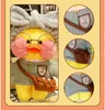 30cm Cute Lalafanfan Yellow Cafe Ducks Stuffed Soft Toy Kawaii Soothing Toys Aminal Dolls Pillow For Gril Kids Brithday Gifts