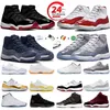 Jumpman 11 11s Mens Basketball Shoes Cool Grey Cherry Bred Midnight Navy 72 25th Jubilee Pure Violet Citrus Animal Instinct Grey Suede Women Trainers Sport Sneakers