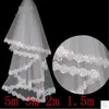 Wunderschöner Hochzeitsschleier mit Kristallapplikation, Brautschleier aus weichem Tüll, weiß, hochwertig, 1, 5, 2, 3, 5 m, Brautaccessoires, 235 V