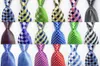Галстуки-бабочки, модный клетчатый галстук, мужской шелковый галстук длиной 9 см, розовый, зеленый, синий, желтый, жаккардовый тканый комплект