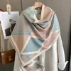 Foulards Chaud Cachemire Couverture Femmes Écharpe Épaisse Pashmina Châle Hiver Wraps Bufanda Tassle Floral Pirnt Casual Poncho Étoles Echarpe 230927