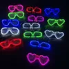 5/15/25/35/45PCS Glow in The Dark Led Bril Party Favor Light Up Neon Gloeiende Bril voor Kinderen Volwassenen Halloween Feestartikelen