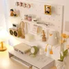 Kitchen Storage Nordic Decor Figure Display Shelves Wall-Mounted Rack Holder Hole Board DIY Wall Shelf Organizer Pegbo