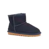 Klassische Mini-Plateau-Stiefel, Designer-Damen-Schneestiefel, warme australische Stiefeletten für den Innenbereich, Australien Tazz Slipper-Hausschuh, Winter-Lazy-Pelz-Stiefeletten mit Box