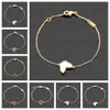 FU76 Bransoletka Naszyjnik Bracelets Designer Charm Jewellery Luksus VC Four Leaf Clover Mini kolorowy Agat Agat z Dia Dia