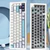 キーボードGMK67メカニカルキーボードBluetooth互換性2 4G有線NKROカスタマイズされたRGBライトスワップデスクトップ230927