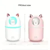 Humidificateur USB Portable pour petite chambre à coucher, grand jet d'air silencieux, pour bureau, chambre à coucher, dortoir