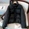 Trenchs de femmes manteaux 2023 coton rembourré court Parkas mode couleur bonbon vers le bas veste d'hiver femmes rose kaki épais manteau chaud femme