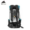 Rugzak 3F UL GEAR Waterbestendige wandelrugzak Lichtgewicht kampeerpakket Reizen Bergbeklimmen Backpacken Trekkingrugzakken 4016L 230927