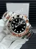 GMF Factory Besttime Super Herren GMT 40 mm schwarz/braune Keramik 904L Stahl umwickelt Gold 3285 Kristall kratzfestes Saphirglas Automatikwerk Armbanduhren