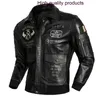 Herren Leder Faux Top Klassische Schicht Rindsleder Motorradanzug Männer Schwarz Corium Bomber Mode Slim Fit Kurze Frühling Herbst Jacke 230927