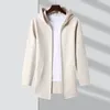 Mens Jackets High End Brand Designer Casual Fashion Stand Collar Korean Style dragkedja för män Solid Color Hooded Coats kläder 230927