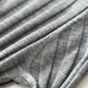 Tricots pour femmes Tees Naizaiga 100 laine 16 broches mince printemps automne peigné col en V gris noir blanc femmes cardigans minces fille pull KSN59 230927