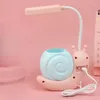 Table Lamps Snail Shape USB Charging Student Learning Eye Protection Lamp Pen Holder Girls Bedroom Decoration Decorative Gift