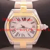 Montres-bracelets pour hommes, grande taille, W62031Y4, mouvement mécanique automatique, deux tons, or jaune 18 carats, acier, Dat235p