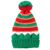M666 chapeau de noël pour homme femme boule rouge tricoté laine chapeau chaud bonnet casquettes