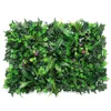 人工庭の緑の植物屋内シミュレーショングラスホームウォールデコレーションエルスカフェの背景屋外チュイン装飾花w252f