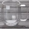 Verres à vin 250/350ML, tasse en verre résistant à la chaleur, Double paroi, bière, café, tasses à boissons transparentes faites à la main, tasse à thé, verres