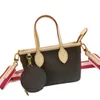 حقيبة Crossbody Bag NF BB بحجم مصمم مع محفظة عملة مستديرة M46705 Canvas Handbags Handbags Gold-Color Admware القابلة للإزالة وقابلة للتعديل