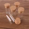 50pcs 10ml size 24 40mm Small Test Tube with Cork Stopper Spice Bottles Container Jars Vials DIY Craft271j