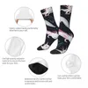 Herensokken Happy Cute Axolotls Vintage Axolotl Pet Animal Hip Hop Casual Crew Sock Gift Patroon Gedrukt