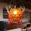 Lampes suspendues American Retro Basketball Personnalité créative Restaurant Gym Bar Chambre Tendance Décoration Chandeliers2081