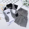 Kleidung Sets Sommer Neue Baby Jungen Kleidung T-shirt Hemd + Shorts Anzug Casual Jungen 1-5 Jahre 230927