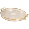 Plates Plastic Pallet Snack Serving Dish Luxury Cake Plate Tray Decorative Platter Dried Fruit Storage Tea
