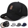 Kapity z siatką baseballową czapkę baseballową Hat Trucker Hat Oddychalny Snapback Visor Mesh Plain dla Outdoor EIG88 X0927